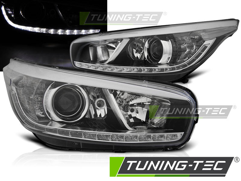 Tuning-Tec LED Tagfahrlicht Scheinwerfer für Kia Ceed II 12-18 schwarz