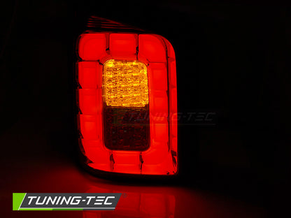 Tuning-Tec Voll LED Lightbar Rückleuchten für VW T6 15-19 chrom/rauch