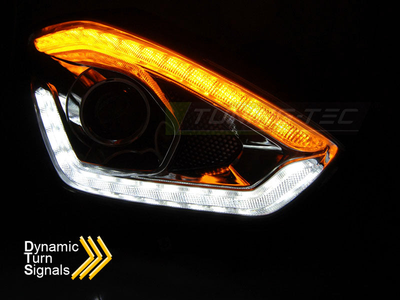 Tuning-Tec LED Tagfahrlicht Scheinwerfer für Suzuki Swift 6 2017+ chrom