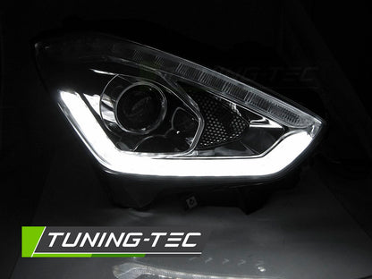 Tuning-Tec LED Tagfahrlicht Scheinwerfer für Suzuki Swift 6 2017+ chrom