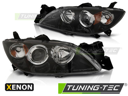 Tuning-Tec Xenon Scheinwerfer für Mazda 3 03-09 schwarz