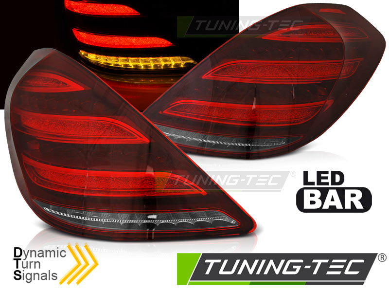 Tuning-Tec LED Rückleuchten für Mercedes Benz S-Klasse W222 13-17 rot/klar mit dyn. Blinker