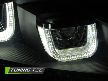 Tuning-Tec LED Tagfahrlicht Scheinwerfer für VW Golf 6 08-12 schwarz im Golf 7 mit dynamischem LED Blinker
