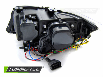 Tuning-Tec 3D LED Tagfahrlicht Angel Eyes Scheinwerfer für BMW 3er E90/E91 LCI 09-11 schwarz