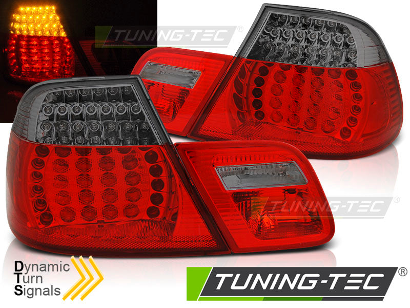 Tuning-Tec LED Rückleuchten für BMW 3er E46 Coupe 99-03 rot/rauch mit dynamischem Blinker