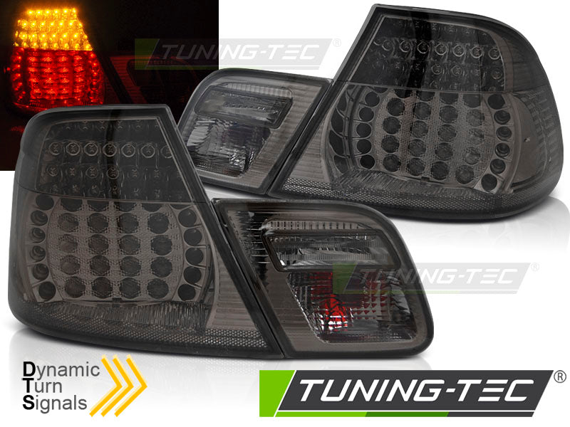 Tuning-Tec LED Rückleuchten für BMW 3er E46 Coupe 99-03 rauch mit dynamischem Blinker