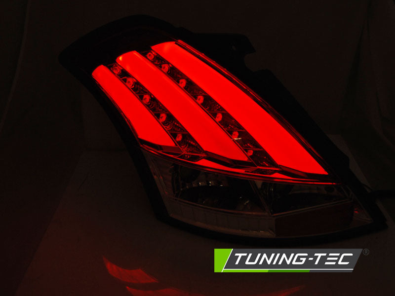 Tuning-Tec LED Lightbar Rückleuchten für Suzuki Swift V Facelift 10-17 rauch