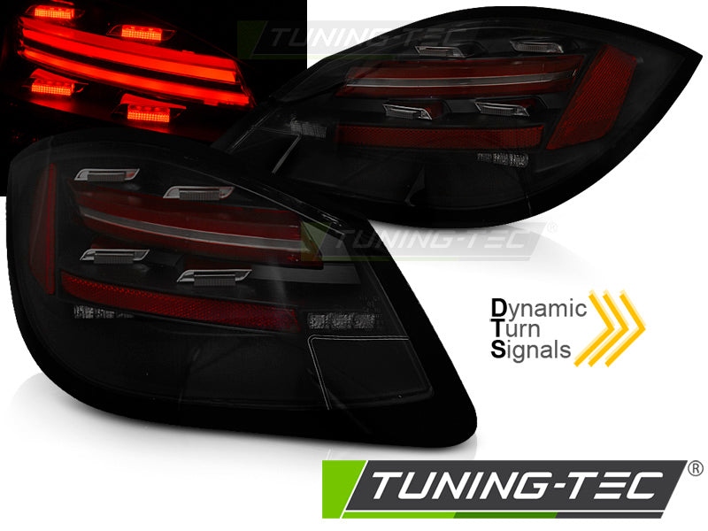 Tuning-Tec Voll LED Rückleuchten für Porsche Cayman/Boxster 987 Facelift 09-12 schwarz/rauch