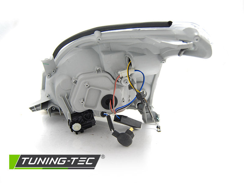 Tuning-Tec LED Tagfahrlicht Scheinwerfer für Toyota Land Cruiser 120 03-09 chrom mit dynamischem LED Blinker