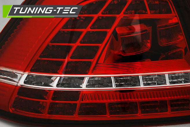 Tuning-Tec LED Rückleuchten für VW Golf 7 (VII) 13-17 rot/klar im mit dynamischem Blinker