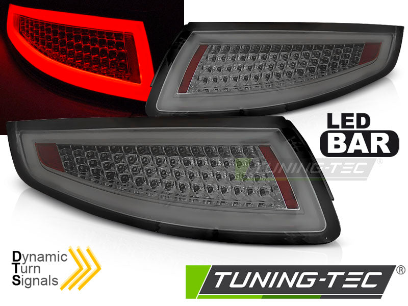 Tuning-Tec Voll LED Rückleuchten für Porsche 911 997 (1.Generation) 04-09 rauch mit dynamischem Blinker