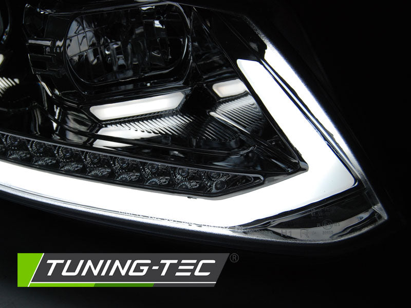 Tuning-Tec LED Tagfahrlicht Scheinwerfer für VW Touran II 5T 10-15 Chrom