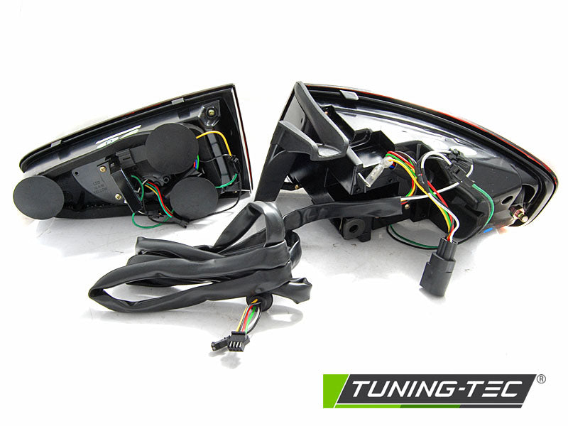 Tuning-Tec Voll LED Lightbar Rückleuchten für Audi A4 B8 (8K) Facelift Limousine 12-15 rot/klar mit dynamischem Blinker