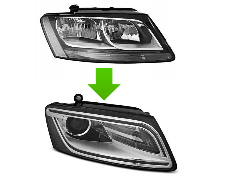 Tuning-Tec LED Tagfahrlicht Scheinwerfer für Audi Q5 12-17 chrom