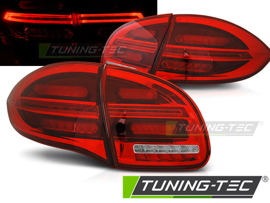 Tuning-Tec Voll LED Rückleuchten für Porsche Cayenne 92A 10-15 rot/klar