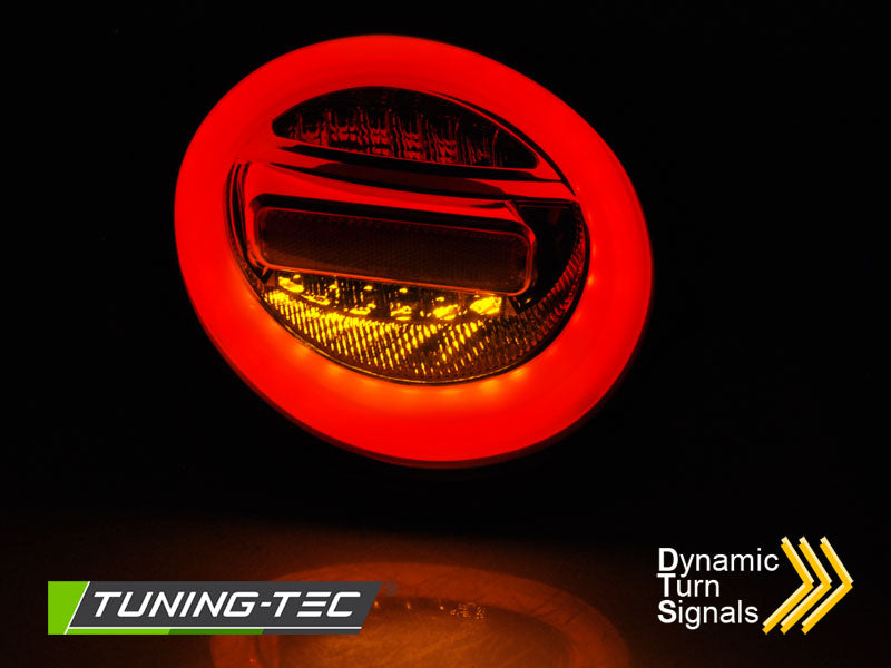 Tuning-Tec LED Lightbar Rückleuchten für VW New Beetle 98-05 rot/klar mit dynamischem LED Blinker