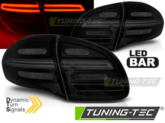 Tuning-Tec Voll LED Rückleuchten für Porsche Cayenne 92A 10-15 schwarz/rauch