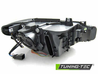 Tuning-Tec Xenon LED Tagfahrlicht Angel Eyes Scheinwerfer für BMW 3er F30/F31 11-15 schwarz AFS-Kurvenlicht