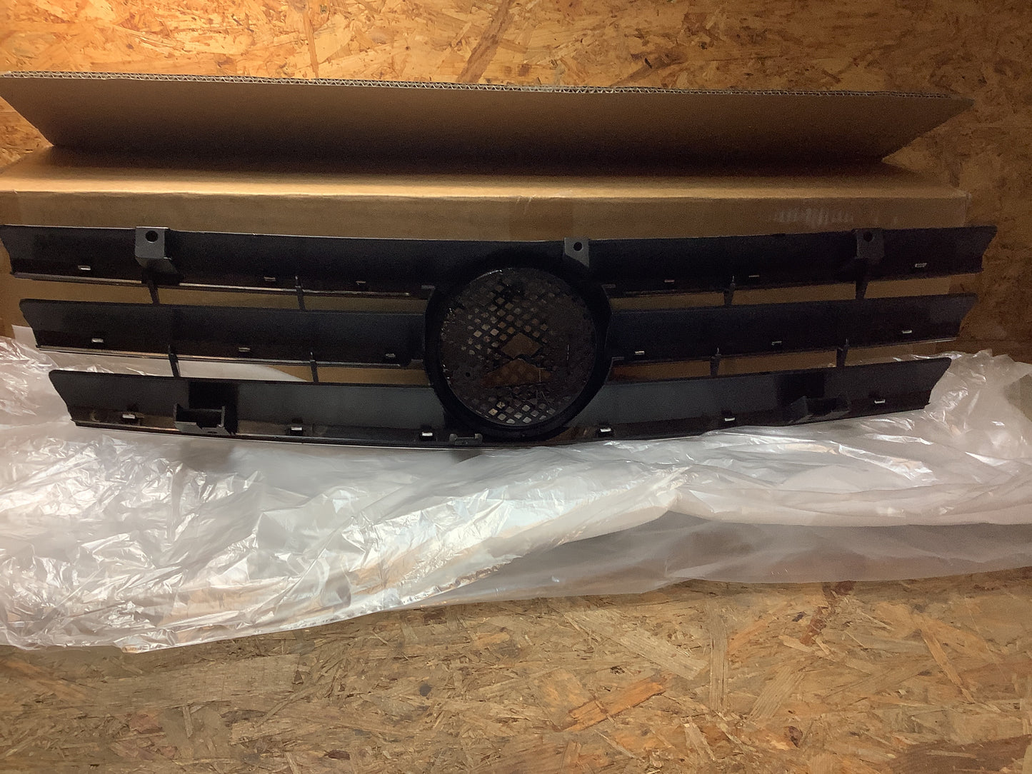 Sport Kühlergrill Chrom Schwarz passend für Mercedes SL R129 1989-2001
