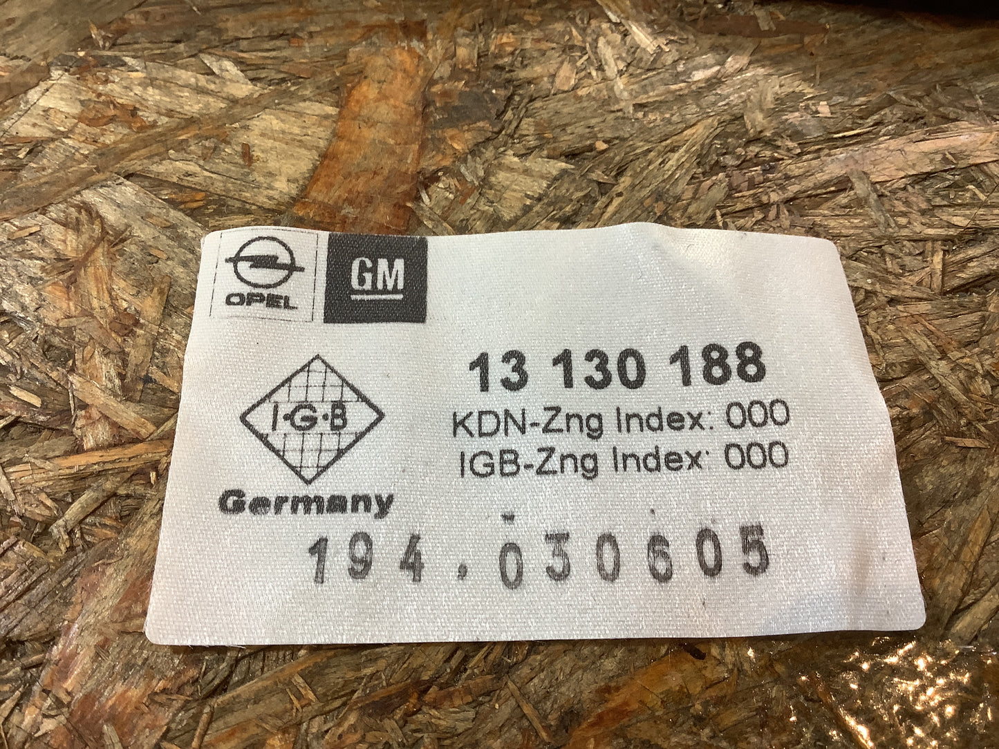 Astra G, Zafira Heizmatte Vordersitz Original GM NEU