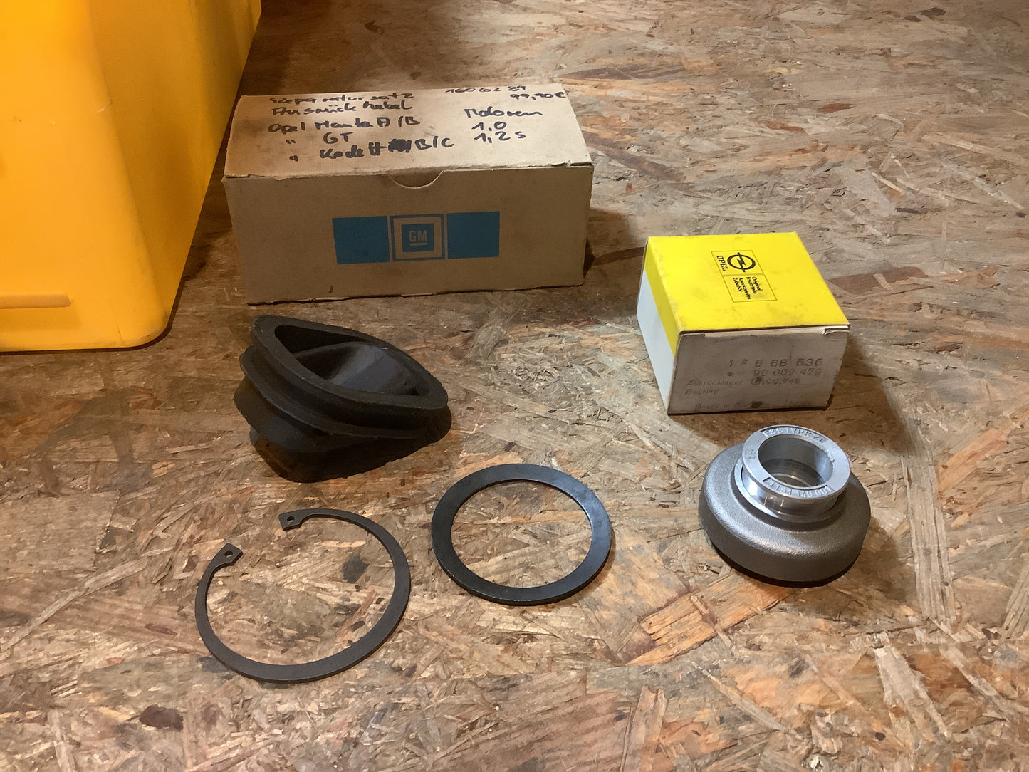 Opel Manta A/B, GT, Kadett B/C Motoren 1,0, 1,2 s Reperatursatz, Ausrückhebel Original GM NEU