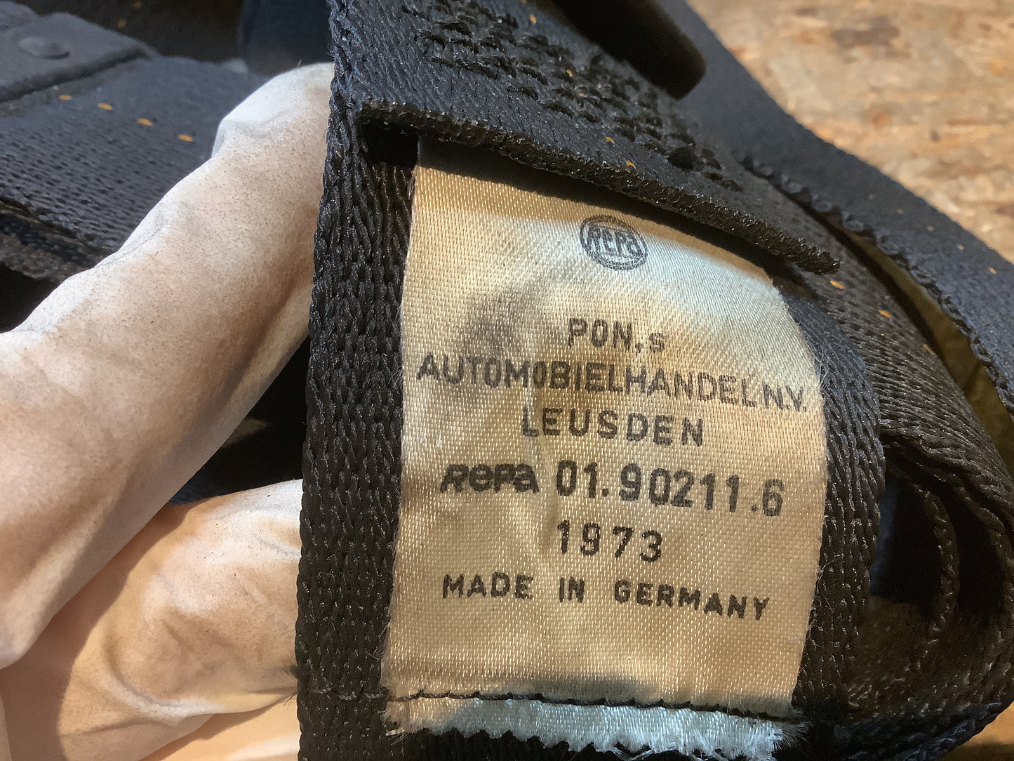 VW Oldtimer Sicherheitsgurt Original REPA NEU