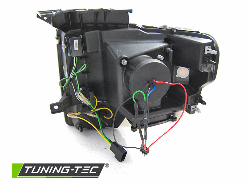Tuning-Tec LED Tagfahrlicht Scheinwerfer für Ford F150 MK12 08-14 chrom mit LED Blinker
