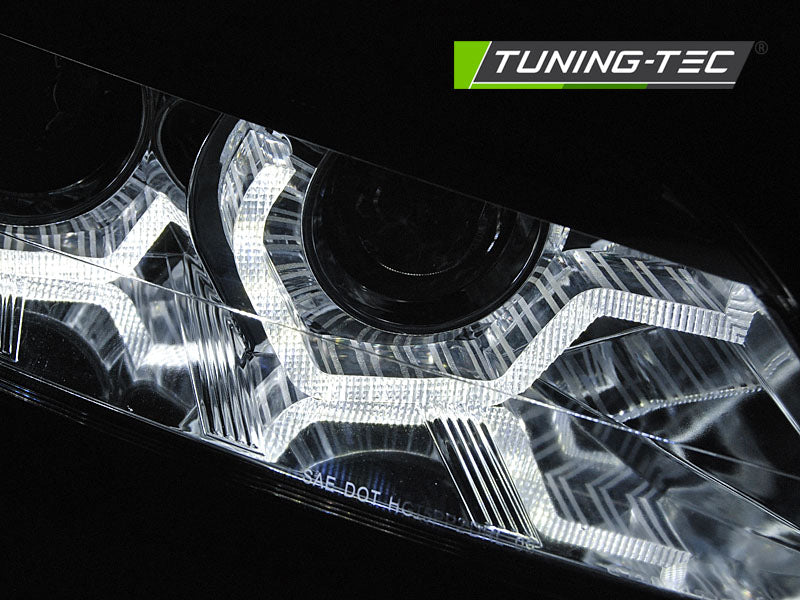 Tuning-Tec Xenon LED Tagfahrlicht Angel Eyes Scheinwerfer für BMW Z4 E89 09-13 chrom mit LED Blinker