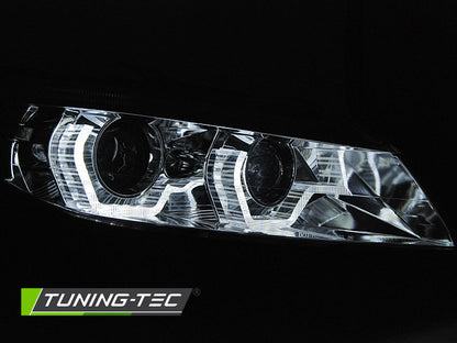 Tuning-Tec Xenon LED Tagfahrlicht Angel Eyes Scheinwerfer für BMW Z4 E89 09-13 chrom mit LED Blinker