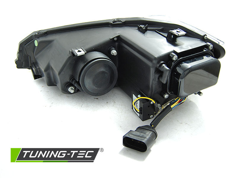 Tuning-Tec LED Scheinwerfer für VW Polo VI 2G 3/5 Türer ab 2017 schwarz dynamisch