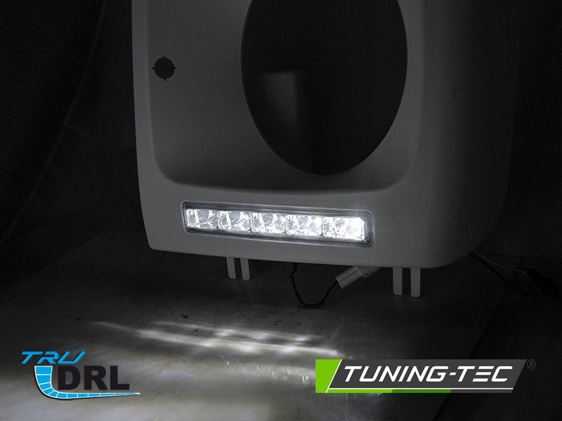 Tuning-Tec LED Tagfahrlicht Scheinwerferrahmen für Mercedes Benz G-Klasse W463/W461 01-12 unlackiert
