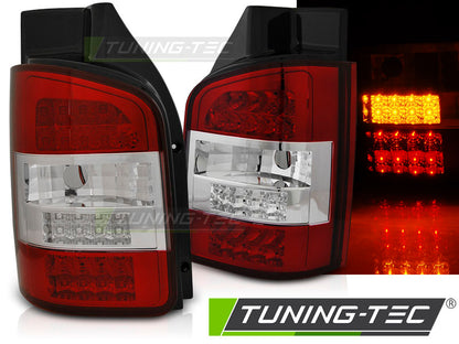 Tuning-Tec LED Rückleuchten für VW T5 GP 10-15 rot/klar (Doppeltürer)