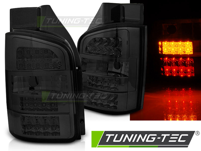 Tuning-Tec LED Rückleuchten für VW T5 GP 10-15 schwarz/rauch (Doppeltürer)