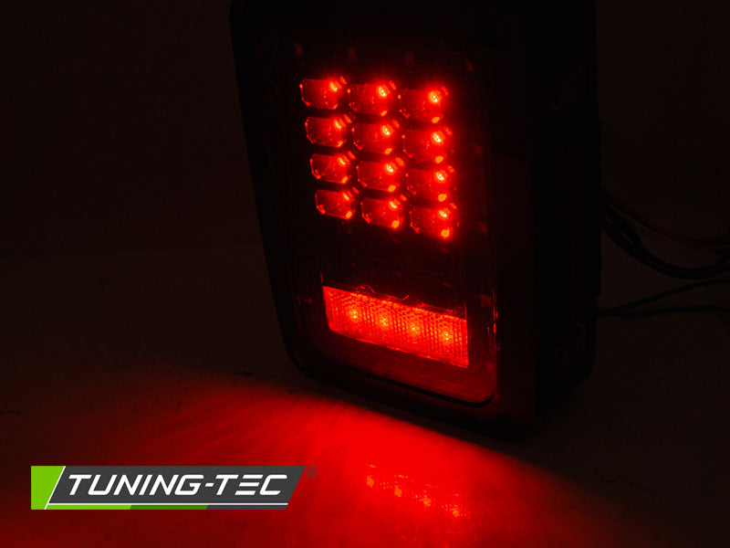 Tuning-Tec Voll LED Rückleuchten für Chrysler Jeep Wrangler JK 07-18 schwarz