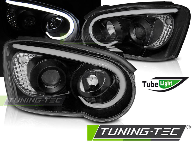 Tuning-Tec LED Tagfahrlicht Scheinwerfer für Subaru Impreza 2 Facelift (GD) 03-05 schwarz