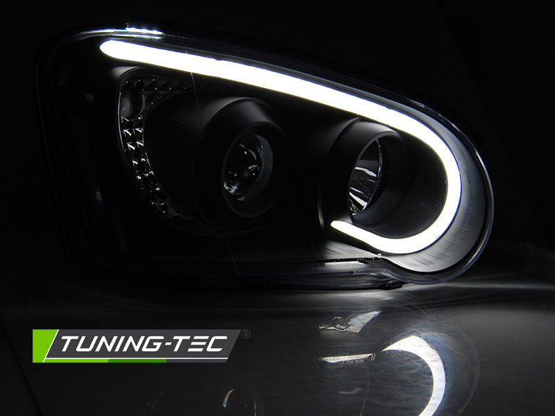Tuning-Tec LED Tagfahrlicht Scheinwerfer für Subaru Impreza 2 Facelift (GD) 03-05 schwarz