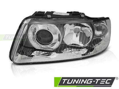 Tuning-Tec Klarglas Scheinwerfer Links für Audi A3 8L 3/5 Türer 00-03 chrom