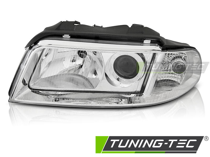 Tuning-Tec Klarglas Scheinwerfer Links für Audi A4 B5 Lim./Avant 99-00 chrom