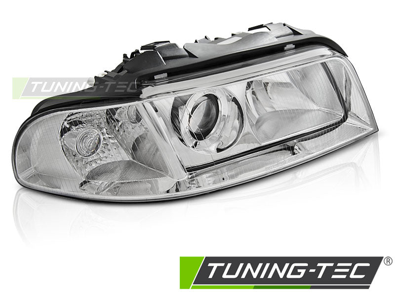 Tuning-Tec Klarglas Scheinwerfer Rechts für Audi A4 B5 Lim./Avant 99-00 chrom