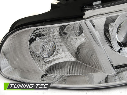 Tuning-Tec Klarglas Scheinwerfer Rechts für Audi A4 B5 Lim./Avant 99-00 chrom