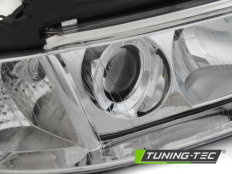 Tuning-Tec Klarglas Scheinwerfer Rechts für Audi A4 B5 Lim./Avant 99-00 chrom