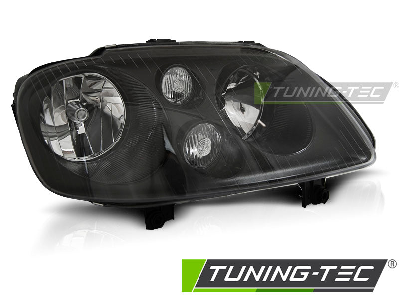 Tuning-Tec Klarglas Scheinwerfer rechts für VW Touran 1T 03-06 schwarz