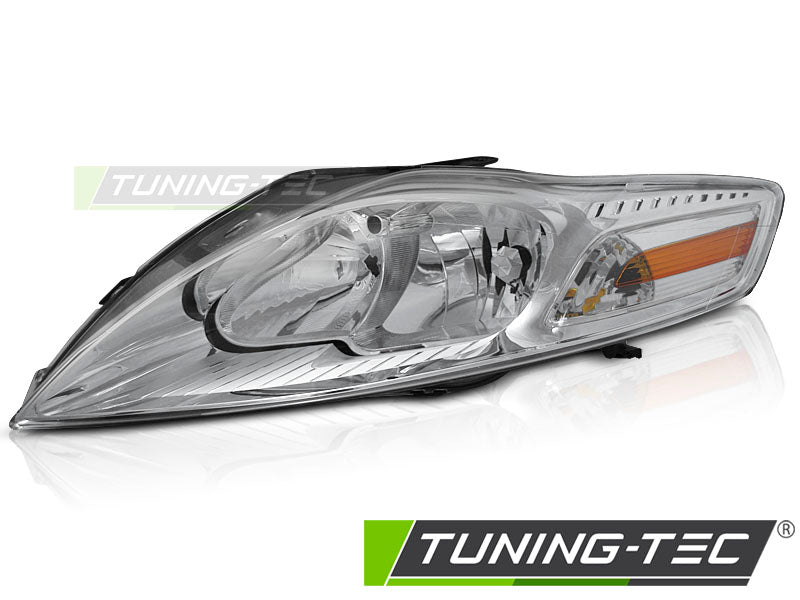 Tuning-Tec Klarglas Scheinwerfer links für Ford Mondeo MK4 Lim./Turnier 07-10 chrom