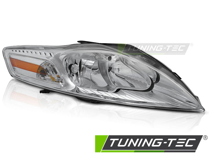 Tuning-Tec Klarglas Scheinwerfer rechts für Ford Mondeo MK4 Lim./Turnier 07-10 chrom