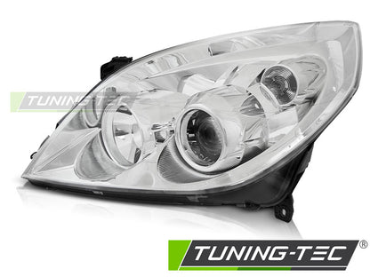 Tuning-Tec Klarglas Scheinwerfer links für Opel Vectra C Lim./Caravan 05-08 chrom