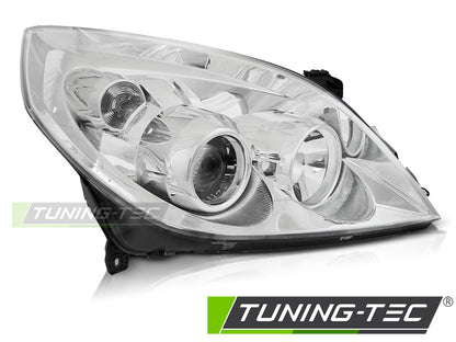 Tuning-Tec Klarglas Scheinwerfer rechts für Opel Vectra C Lim./Caravan 05-08 chrom