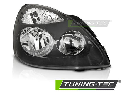 Tuning-Tec Scheinwerfer Rechts für Renault Clio II 01-05 schwarz