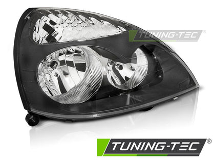 Tuning-Tec Scheinwerfer Rechts für Renault Clio II 01-05 schwarz