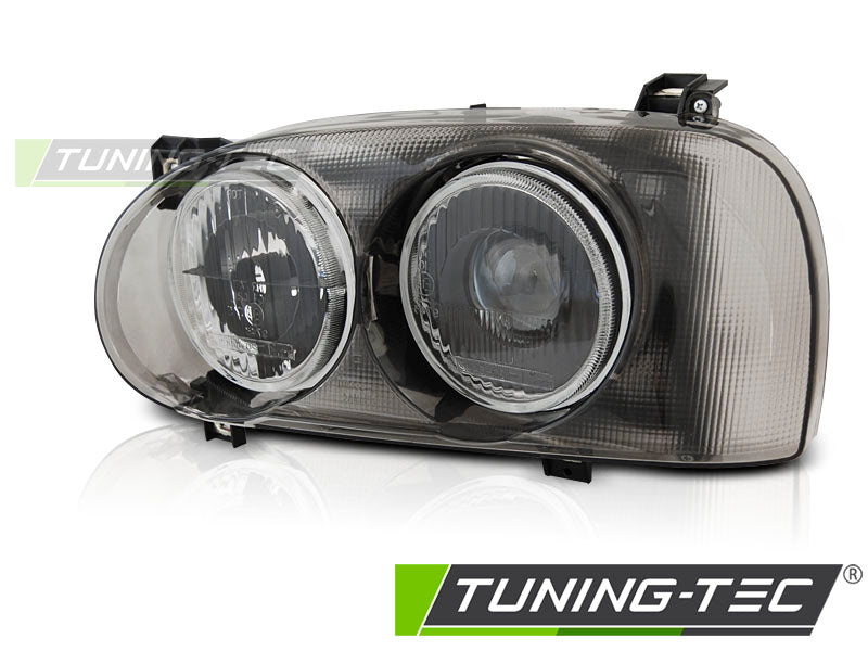 Tuning-Tec Klarglas Scheinwerfer links für VW Golf III 3/5 Türer / Kombi 91-97 chrom