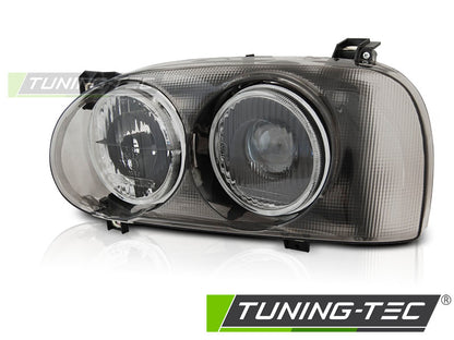 Tuning-Tec Klarglas Scheinwerfer links für VW Golf III 3/5 Türer / Kombi 91-97 chrom
